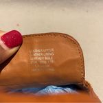 Tory Burch  square-toe tan color loafers embossed logo size 8.5 Photo 7