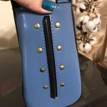 A Bellucci Made In Italy Blue Italian Leather Satchel Shoulder Hand Bag Purse Photo 1