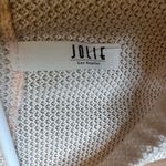 Dainty Hooligan NWT Cream Knit Off The Shoulders Front Tie Short Sleeve Top Size Medium Photo 3