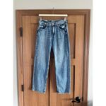 Gap Loose Mid Rise Straight Leg Denim Jeans in Light Indigo Women’s size 26/2P Photo 13