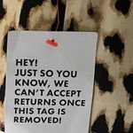 Topshop Leopard Print Women's 6 Tank Top Animal Print Neutral Going Out Layering Photo 8