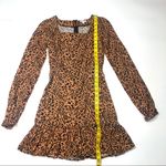 Love, Fire  Leopard Print Long Sleeve Minidress Photo 3