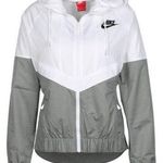 Nike Grey & White Windbreaker  Photo 0