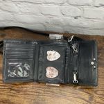 Brighton  Black Vintage Leather Croc Crossbody‎ Convertible Belt Wallet Bag Photo 4