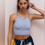 Free People Movement Happiness Runs Top Blue Size XL Photo 0