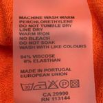 Saks 5th Avenue Saks Fifth Avenue Majestic Filatures Orange French Terry Drawstring Shorts [M] Photo 3