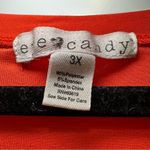 Eye Candy Orange/Coral Strappy V Neck Cold Shoulder Dress size 3X Photo 2