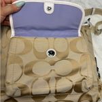 Coach  Kyra Daisy Messenger  Tan White Crossbody Bag Photo 6