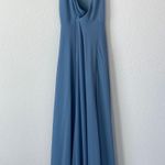 Lulus Lulu’s Mythical Kind of Love Slate Blue Maxi Dress Photo 4