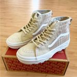 Vans Women Sherpa Suede Sentry SK8-Hi Plain French Oak Size 9.5 US Photo 2