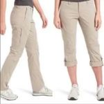 Kuhl Khaki Spire Roll Up Hiking Zip Pockets Pants Photo 1