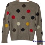 Cynthia Rowley 2 Ply 100% Cashmere Pullover Polka Dot Sweater Extra Small Photo 1