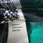 Ming Wang  Black and Green Knit Cardigan Photo 11