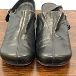 Naturalizer Women’s Back Buckle Strap Leather Leola Wedge Sandals Black Size 8M Photo 8