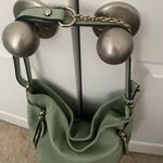 Bucket Handbag 15 x 15” Mint Green Shoulder Bag Photo 4