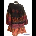 Farm Rio Mix Patchwork Long-sleeve Minidress Photo 7