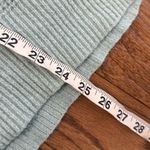 Aerie  mint waffle collared hooded sweater size small Photo 5