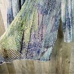 Chico's Chico’s Size 3 Lace FloralTie Dye Cover-Up Over-Piece Photo 5