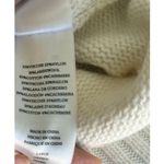 Rails  Francis Pointelle Fringed Cable Knit Lambswool Cashmere Sweater‎ Cream L Photo 4