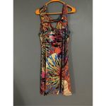 MT Collection Purple & Red Floral Burst V Photo 3