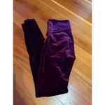 Spanx  NWT Velvet Legging High Waisted Tummy Control Stretchy Burgundy Red Medium Photo 1