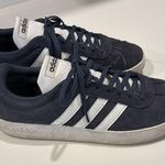 Adidas  Navy Blue Suede Sneakers Photo 0