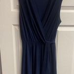 Annalee + Hope  Navy Sleeveless Wrap Dress Size Medium. Photo 0