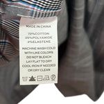 Hill House  Athena Nap Dress Size Small Thai Check Plaid Smocked Mini Puff Sleeve Photo 9