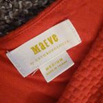 Maeve anthropologie vibrant red quilted shift dress size medium Photo 9