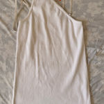 Helmut Lang  | Unisex Cream Knit Tank Photo 0