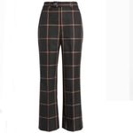 Levi's  Math Club Flare High Waisted Trouser Pant Black Bonnie‎ Plaid 27 X 29 Photo 4