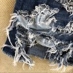 Topshop Petite Moto Destroyed Denim Shorts 25 Blue Size undefined Photo 2