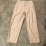 Commense Women's High Waisted Cropped Skinny Straight Leg Trousers Tan Medium Tan Photo 1