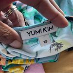 Yumi Kim  | Teal Floral T-shirt Dress Sz XS Photo 5