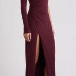 Katie May Mojave Single Long Sleeve Gown in Sangria Photo 1