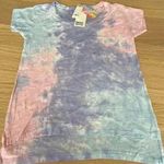 🆕Sunset Glow Pastel Tones Tie Dye Tee S🆕 Purple Photo 0