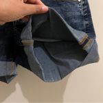 Apt. 9  Stretch Acid Wash Dark Denim Mid Rise Cuffed Midi Short Size 8 Photo 4