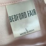 Bedford Fair Lace Sleeve Mock Neck Shirt Pink Large Tee Coquette Victorian Soft Photo 9