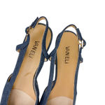 Vaneli Aliz Slingback Heel Blue Denim Cap Toe Size 9 Photo 6