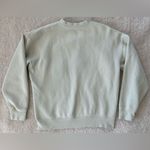 PAC sun embroidered cream crew neck sweatshirt size medium Photo 1