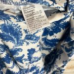 SheIn floral ruched sides knot front stretchy bodycon blue dress Size XLarge NEW Photo 12