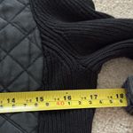 J. McLaughlin Quilted Knit Jacket Black/Gray Photo 7