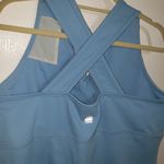 Lands' End π3 for $21π XL (18/20) Sky Blue Activewear Top w/Built-in Shelf Bra Photo 2