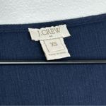 J.Crew Navy Pom Pom Tunic Swim Suit Cover Up Dress XS 100% Cotton Boho Peasant Photo 7