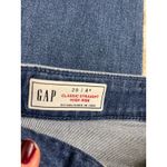 Gap  classic straight high rise medium indigo blue jeans, size 29/ 8 Photo 1
