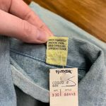 Vintage Jag Denim Dress Womens Small Blue Long Sleeve Button Front Light Wash Photo 8