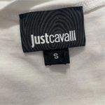 Just Cavalli  Size Small  Top Blouse Short Sleeve Abstract Embellished Photo 5