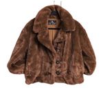 Free People  Mena Cropped Faux Fur Jacket Teddy Size M Photo 2