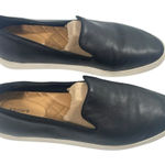 Birdies  The Swift Black Leather Slip On Sneaker Women’s Size 8.5 Shoes‎ Loafer Photo 0