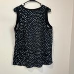 Chico's Chico’s Zen Sport Black White Dot Print Notch Neck Tank Top NWT Size 2 US L Photo 1